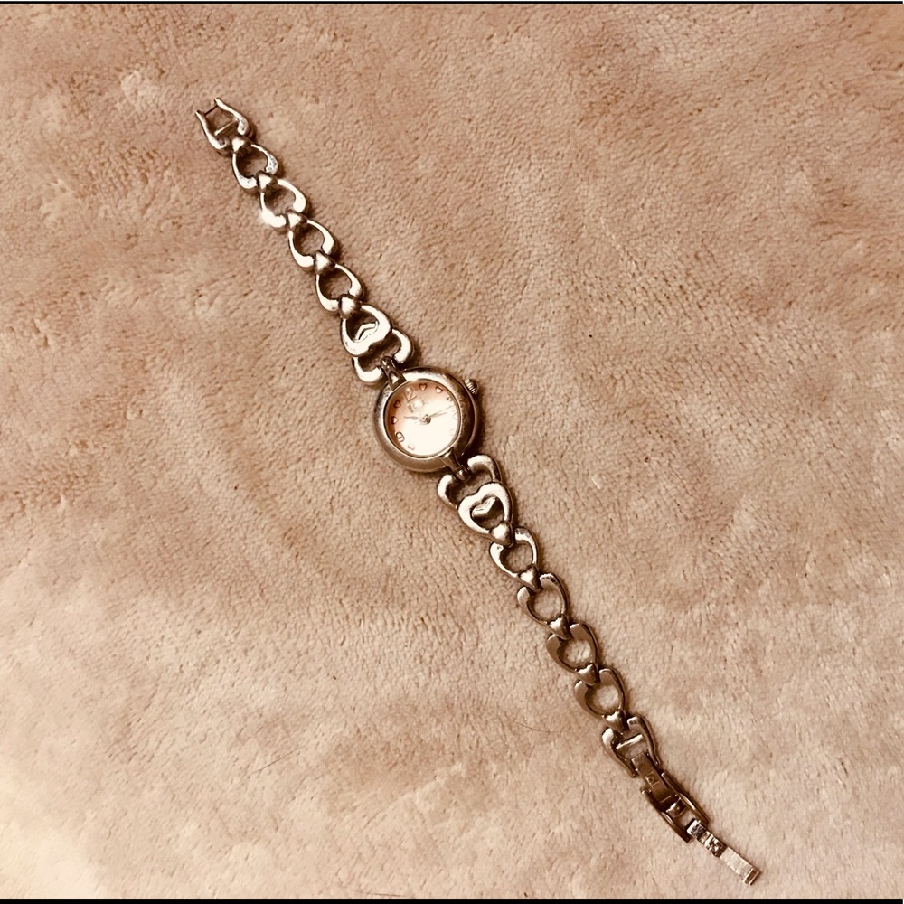 3/$10 Stainless Steel Heart Womens Watch